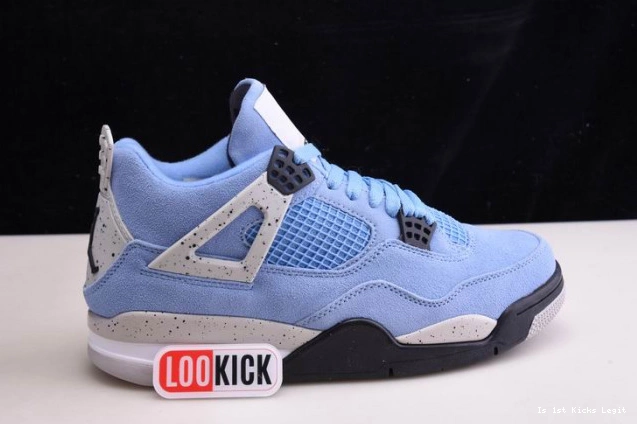 Blue JORDAN CT8527-400 AIR 4 University 0731